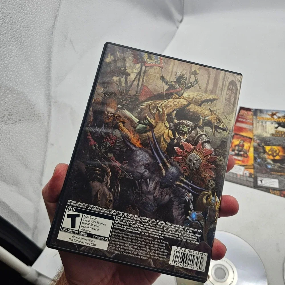 Warhammer Online Age Of Reckoning PC DVD-ROM Game Complete EA Mythic T Teen
